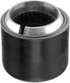 Schell Längenausgleichstück G 3/8 IG aus Messing in Silber, Durchmesser: 8 mm - Bild 1