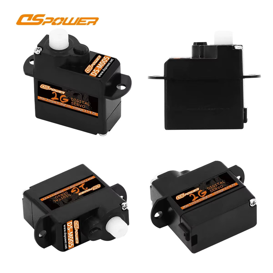 DSPOWER 2G RC Micro Servo, mit Kunststoffgetriebe, digitalem kernlosem Motor - Bild 3