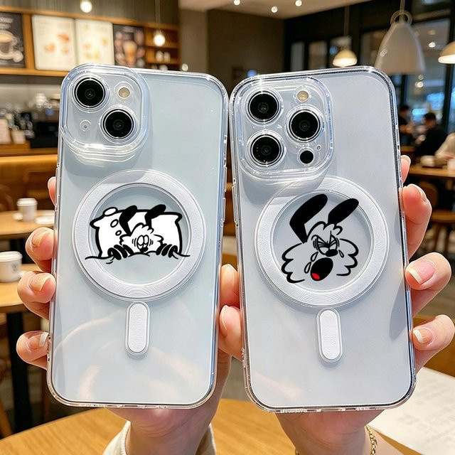 1P-Vic Magnetische Transparente Handyhülle für iPhone 17 Air, 16e, 16 Pro Max, 15, 14, 13, 12, 11 - Bild 1