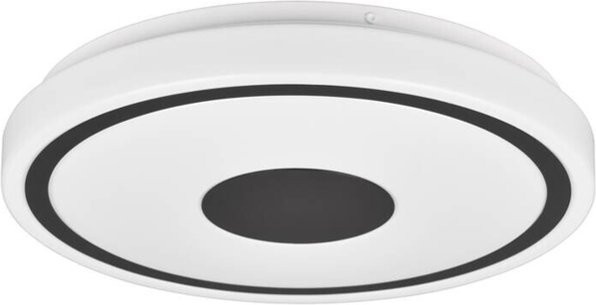 Reality Deckenleuchte Bunda LED Rund aus Kunststoff in Weiß und Schwarz, Höhe: 5 cm, Durchmesser: 33 cm - Bild 1