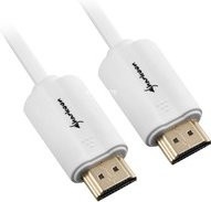 Sharkoon HDMI Kabel mit Ethernet/LAN in Weiß - Bild 1