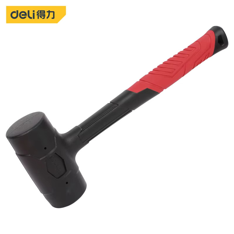 Deli Professioneller stoßfester Gummihammer mit PP-Kopf und TPR-Griff als multifunktionales Hardware-Werkzeug - Bild 4
