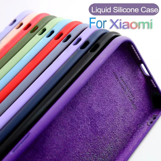 Stoßfeste Silikonhülle für Xiaomi Mi 13T 12T 11T 11 Lite 5G 14 13 POCO X3 X4 X5 F3 F4 GT F5 Pro in Schwarz - Bild 1