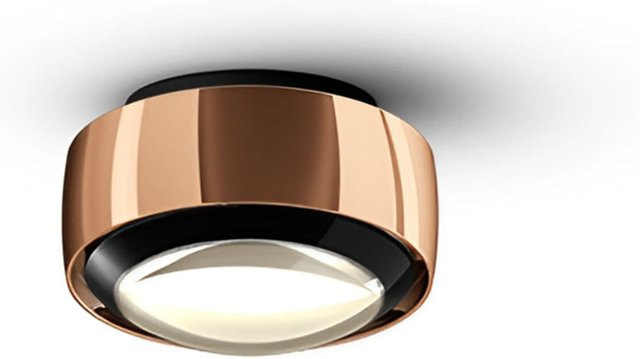 Occhio VOLT LED-Deckenstrahler Contour C80 in Rose Gold mit schwarzer Linse, dimmbar, 2700K - Bild 1