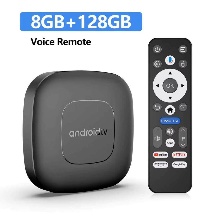 LVMAO Smart TV Box Android 16.0 mit Rockchip RK3518, 8GB RAM, 128GB Speicher, 8K HDR, Wifi6 und Bluetooth 5.4, Schwarz - Bild 5