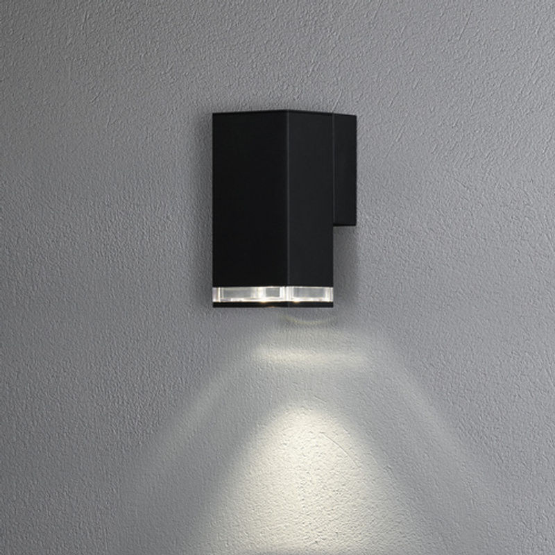 Konstsmide Außenleuchte Pollux Wandleuchte in Schwarz, B/H/T: 7,5 x 16,5 x 11,5 cm - Bild 3