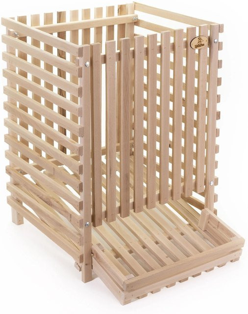 HolzFee Kartoffelkiste aus Holz in Braun mit 100 kg Tragkraft, B/H/T: 77 x 56 x 56 cm - Bild 1