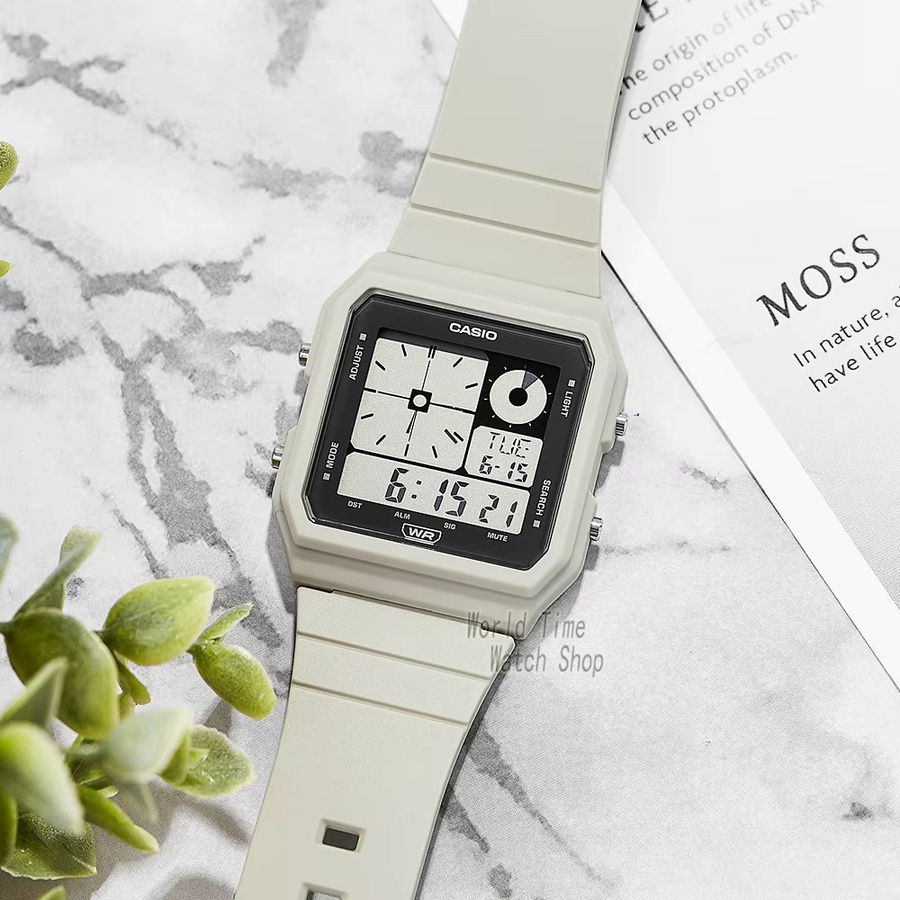 Casio Armbanduhr, Quarz, Analog-Digital, Kunststoff, Eckig, Unisex - Bild 3