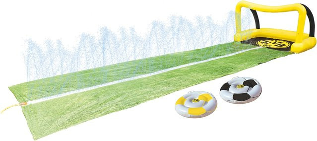 Happy People BVB Borussia Dortmund Wasserrutsche mit 2 Boards im Fußballdesign - Bild 1