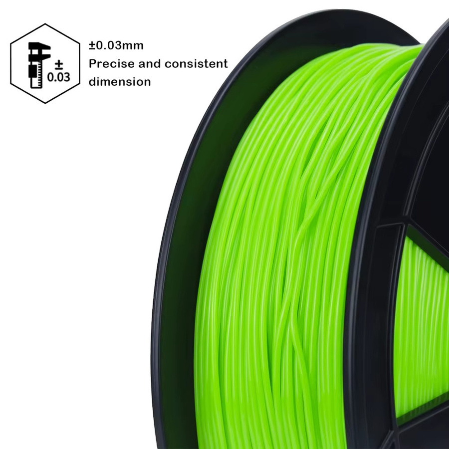 3D Maliang TPU Filament Elastisch 1,75mm Apfelgrün für FDM 3D-Drucker - Bild 4