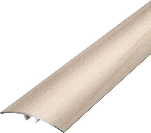 Dalsys 3-in-1 Übergangsprofil aus Aluminium in Land-Eiche, selbstklebend, Länge: 93 cm, Breite: 37 mm - Bild 1
