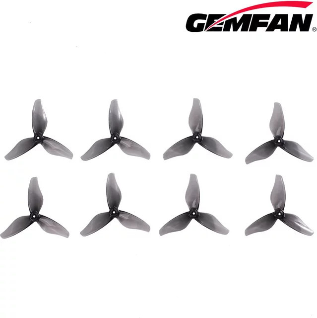 Gemfan Hurricane 2023S 3-Blatt-Propeller in Gelb für RC FPV Racing Freestyle 2-Zoll Toothpick Drohnen mit 1105 und 1103 Motoren - Bild 1