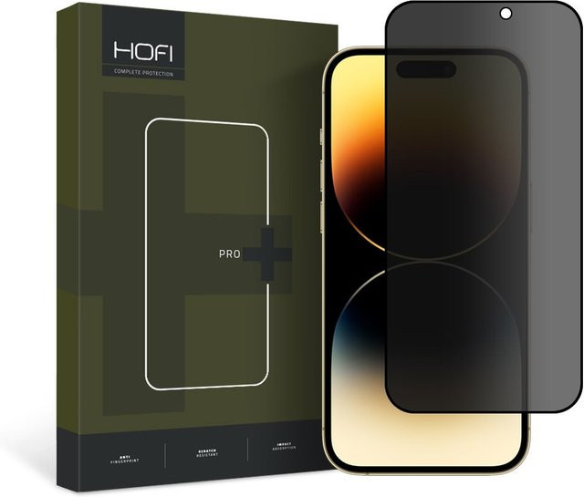 HOFI PRO+ Privacy Panzerglas für Apple iPhone 15 Pro Max mit Blickschutz und Full Glue Technologie - Bild 1
