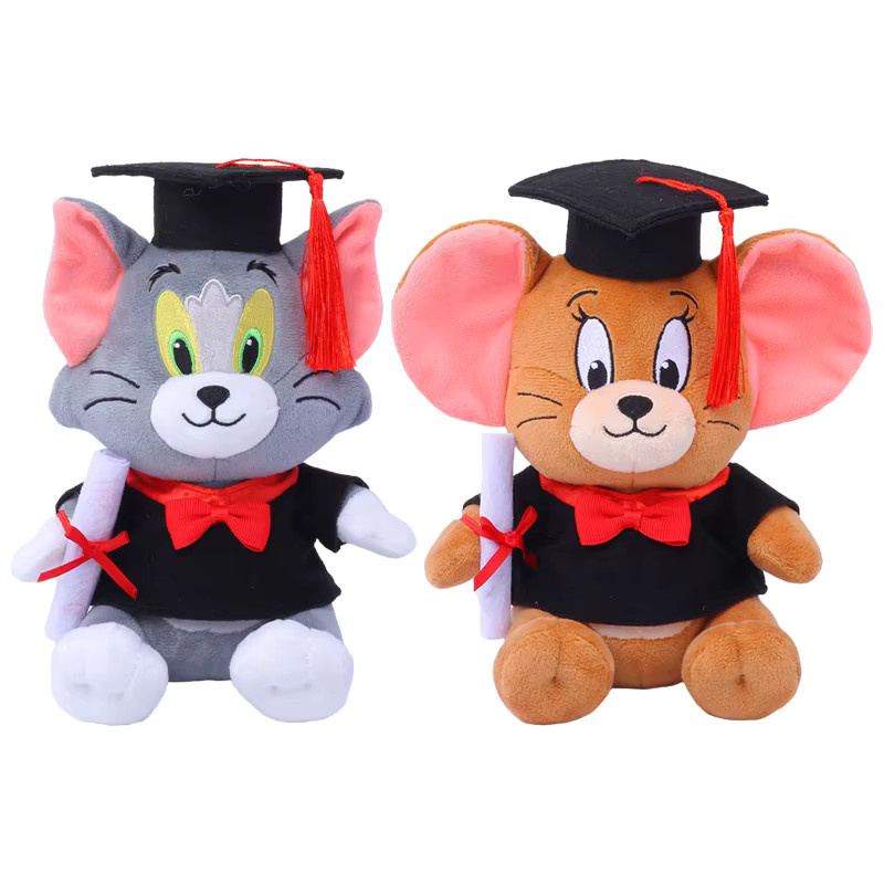 HUGKIS Tom und Jerry PHD Plüschpuppe, Stofftier, 20cm - Bild 5