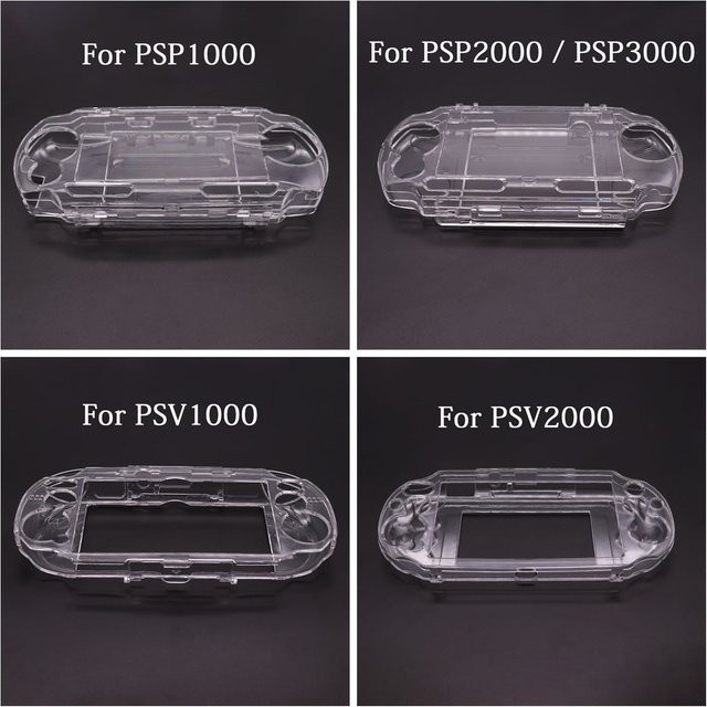TingDong Transparente Hartschale Schutzhülle für PlayStation PS Vita PSV 1000 2000 und PSP 1000 2000 3000 - Bild 1
