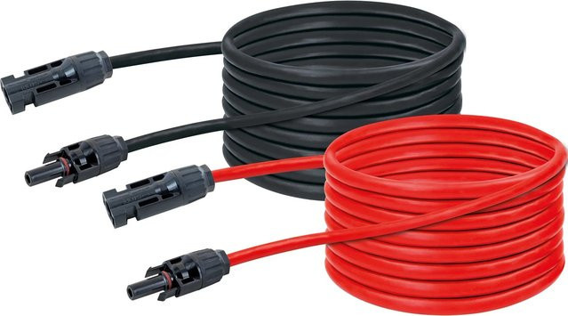 Schwaiger Solar-Verlängerungskabel SOMC4500 in Rot-Schwarz, 5 m - Bild 2