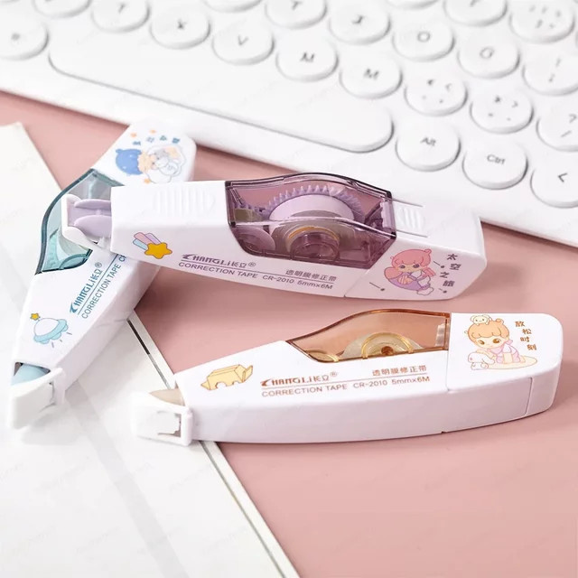 Journamm Korrekturband Kawaii für Schüler mit austauschbarem Kern, Breite: 5 mm, Länge: 6 m - Bild 1