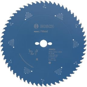 Bosch Expert for Wood Kreissägeblatt Carbide Tipped Blau Durchmesser: 355 mm, Bohrung: 30 mm, Dicke: 3,0 mm, 60 Zähne - Bild 1