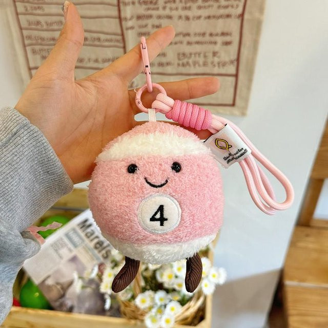 Billard-Anhänger Stofftier, 10cm, Kinder, Unisex - Bild 1