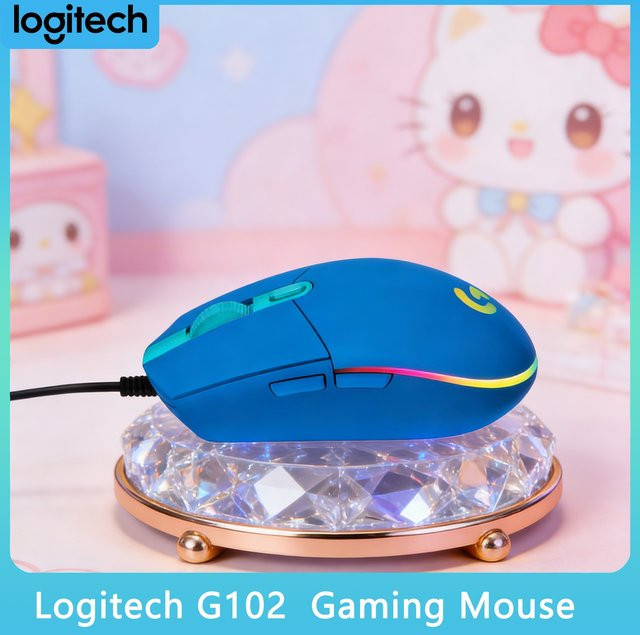 Logitech G102 Prodigy RGB Gaming-Maus in Schwarz mit anpassbarer Lichtanimation für PC - Bild 1