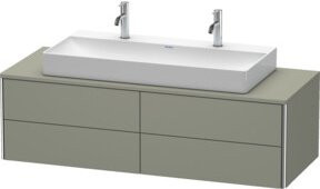 Duravit Waschtischunterschrank XSquare in Weiß Matt, B/T/H: 140 x 54,8 x 40 cm - Bild 1