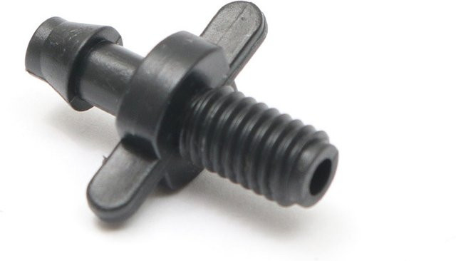 50 Stück Bewässerungsarmaturen aus PVC in Schwarz, 4/7 mm Splitter-Adapter-Anschluss mit 6 mm Gewinde und Widerhaken für Gartenbewässerungsschläuche - Bild 1