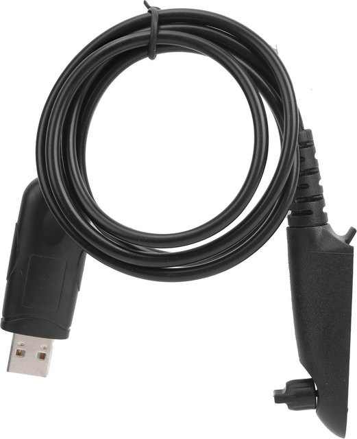 Motorola USB Programmierkabel für 2-Wege-Funkgeräte inklusive Software in Schwarz, passend für HT750, HT1250, GP328 und GP330 - Bild 1