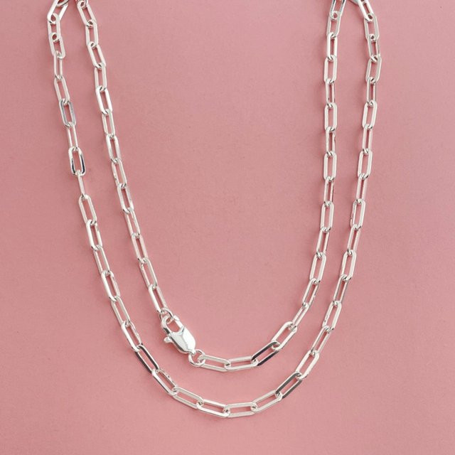 Halskette 925 Silber, Unisex - Bild 1