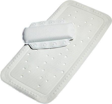 Kleine Wolke Wanneneinlage mit Saugnäpfen, Farbe: Weiss, B/L: 36 x 72 cm - Bild 1