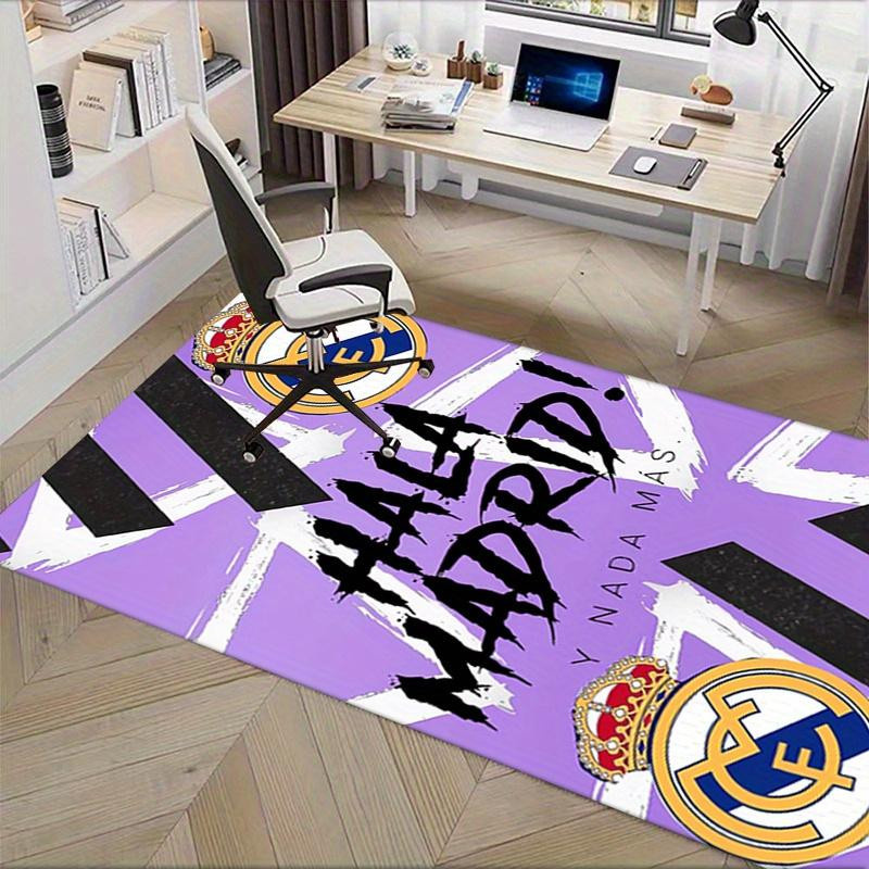 Yun Home Real Madrid Fußballverein Teppich, Waschbar und Rutschfest, Polyester, B/B: 120 cm x 80 cm, Multicolour - Bild 5