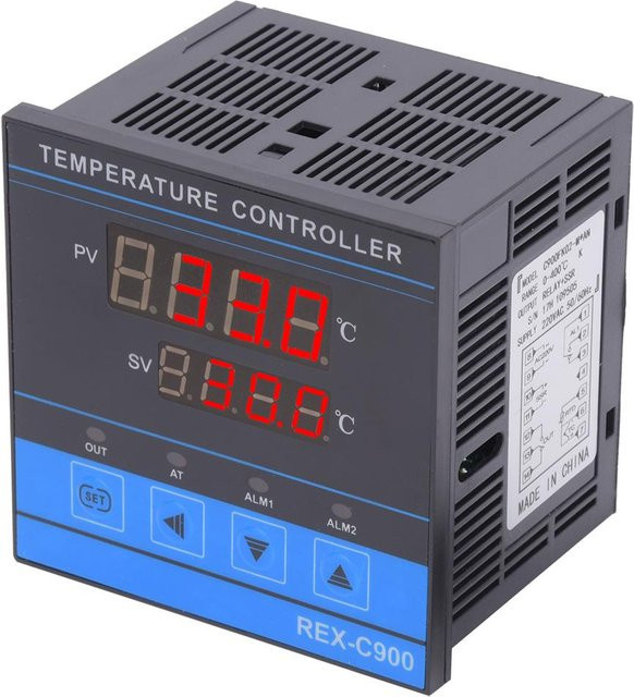 Intelligenter digitaler Temperaturregler von Painter mit hoher Empfindlichkeit, Relais/SSR-Ausgang, Messbereich 0 bis 400 Grad Celsius, grau - Bild 1