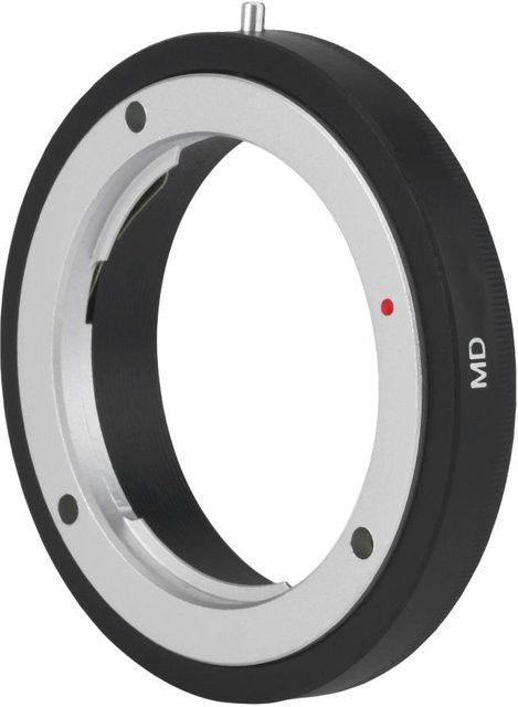 DIYelecs MD-EOS Mount Objektivadapterring für Nahaufnahmen von Minolta MD MC auf Canon EF Mount Kameras, Farbe: Weiß - Bild 1