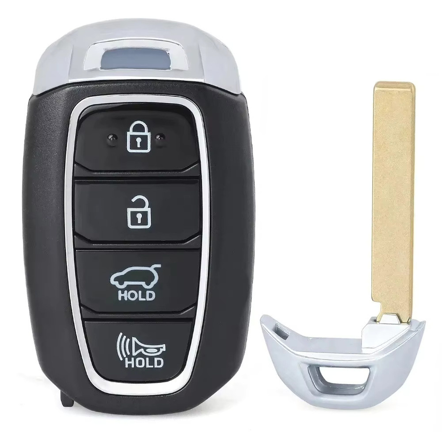 KEYECU Smart Keyless Go Remote Key für Hyundai Kona 2019-2021, 433 MHz ID47 Chip, 4 Tasten, Schwarz - Bild 2