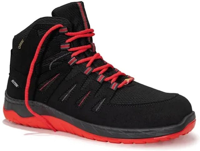 Elten Sicherheitsstiefel Maddox GTX W S3 ESD CI in Schwarz-Rot, Größe 43 - Bild 1