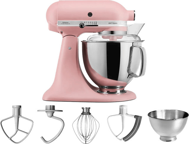 KitchenAid Artisan Küchenmaschine 5KSM175PSEDR in Dried Rose (Pink) aus Edelstahl - Bild 2