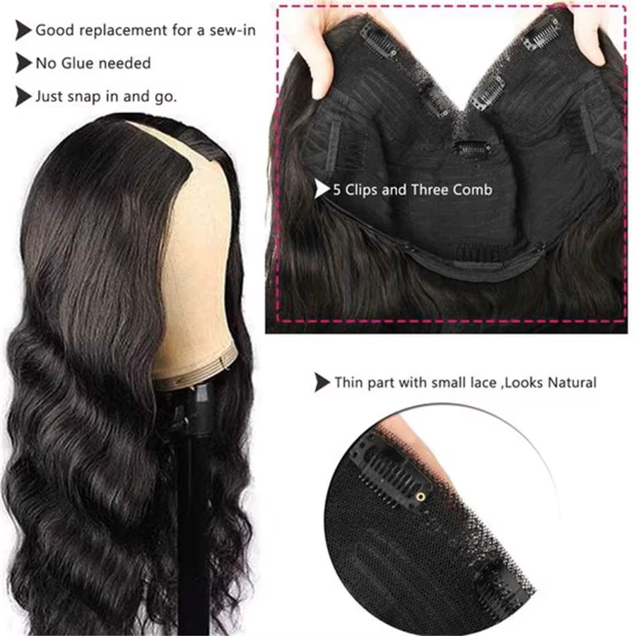 TAHIKIE Body Wave Echthaarperücke, 28-30 Zoll, Damen - Bild 4