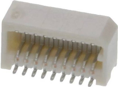 Molex Einbau-Stiftleiste Standard 18-polig in Weiß mit 0,80 mm Rastermaß - Bild 1