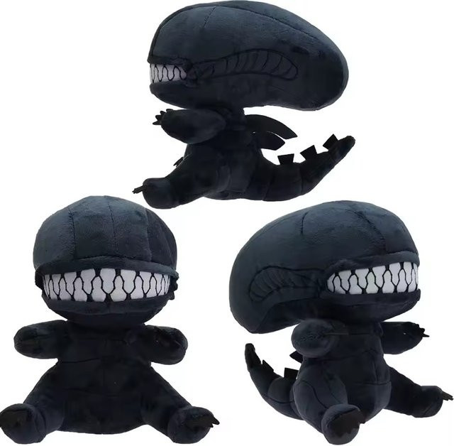 Alien Xenomorph Plüsch Puppe, Schwarz - Bild 1