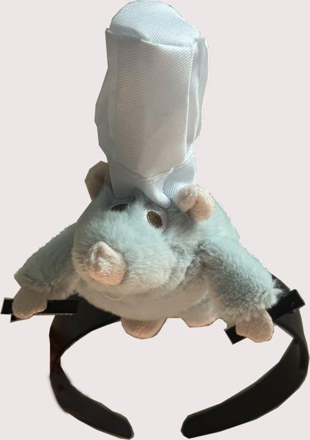 Binchi Fitness Ratatouille Haarband, Plüsch, gray - Bild 1