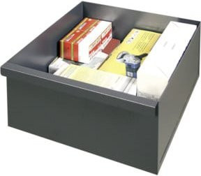 Stumpf Einzelschublade Serie 3000 aus Metall in Anthrazit Matt, Höhe: 20 cm - Bild 1