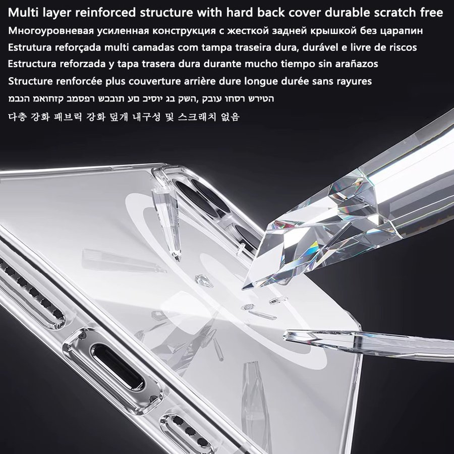 Apple MagSafe Schutzhülle aus Acryl und Silikon für iPhone, transparent - Bild 3