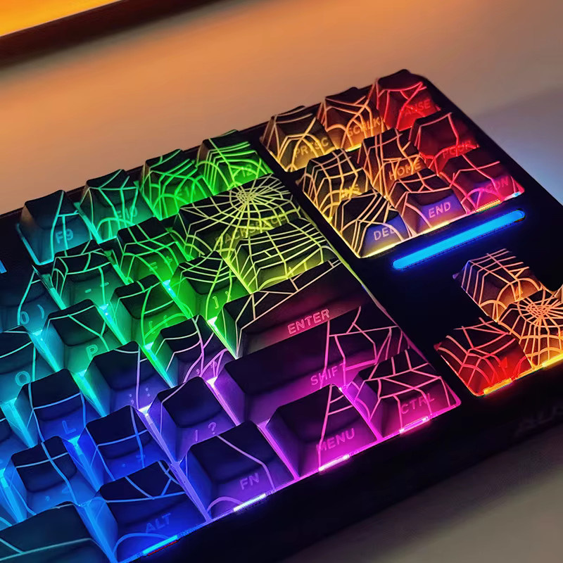 SMAILWOLF Spider Web PBT Tastenkappen für mechanische Gaming-Tastaturen - Bild 2