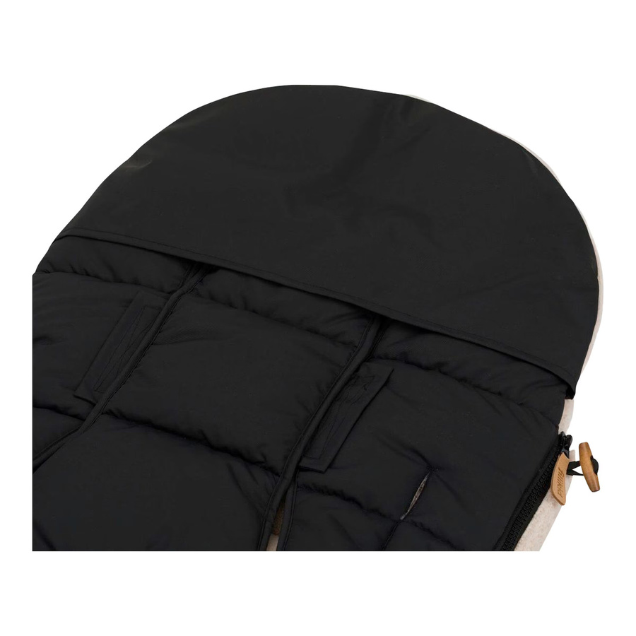 Fillikid Winterfußsack Atlas Teddy in Schwarz - Bild 2