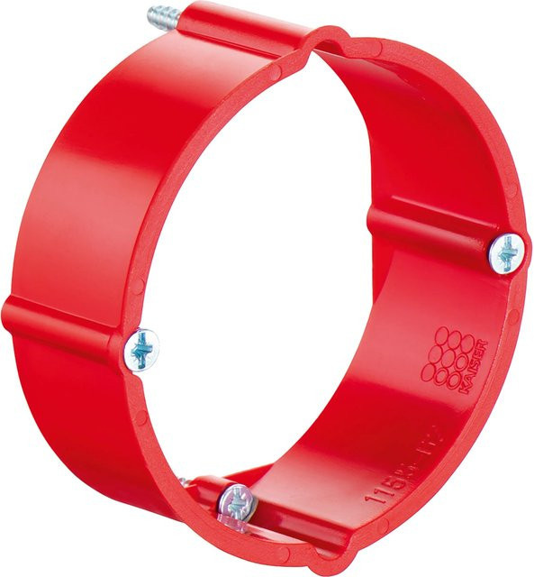 Kaiser Putzausgleich-Ring für Geräte- und Verbindungsdosen 1155-62, Farbe: Rot, Durchmesser: 60 mm - Bild 1