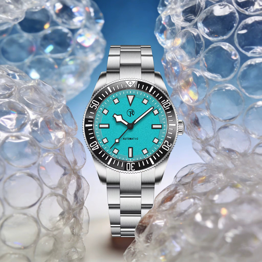 ROLLSTIMI Automatik-Taucheruhr, Edelstahl, Saphirglas, Herren - Bild 2