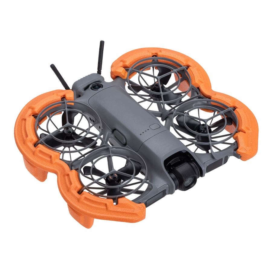 STARTRC Propellerschutz für DJI Neo 2 Drohne in Orange mit höhenverstellbarer Schutzabdeckung - Bild 1