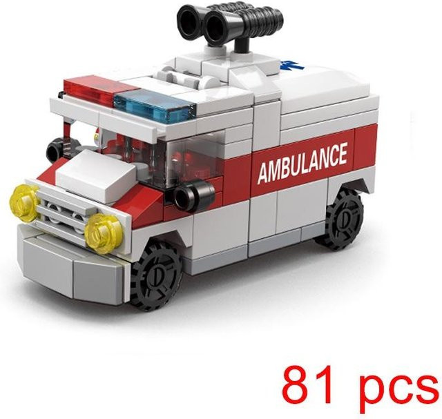 Affenmann 6 in 1 Transformation Stadtauto, Modellbausteine, 482 Teile, ab 6 Jahren - Bild 1