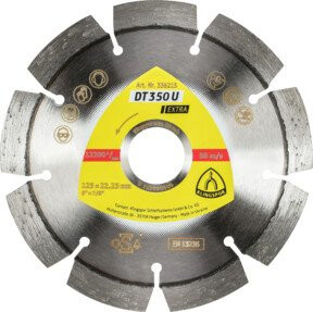 Klingspor DT 350 U Diamanttrennscheibe Universal für Beton, Silber, Durchmesser: 180 mm, Breite: 2,6 mm, Bohrung: 22,23 mm - Bild 1