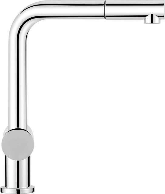 baliv Küchenarmatur KI-1050 mit ausziehbarem Brausekopf und Spritzfunktion in Chrom/Silber - Bild 1