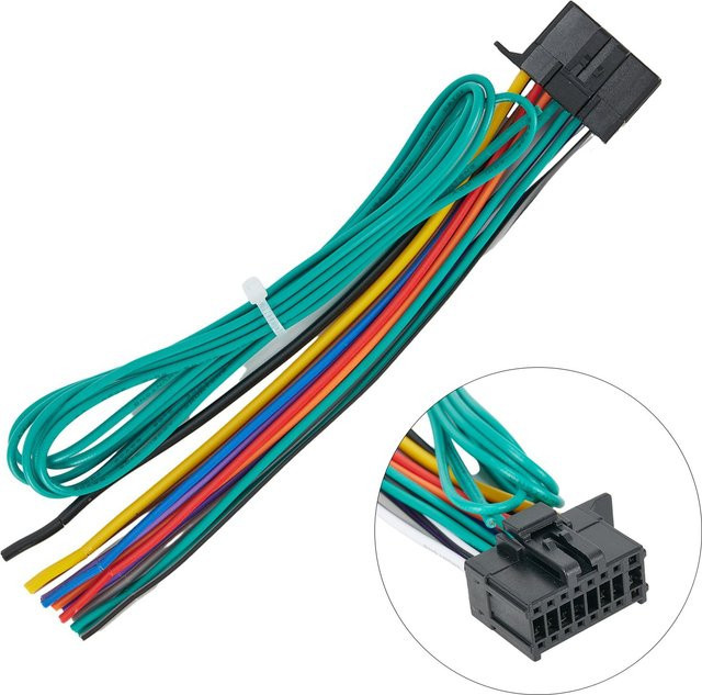 Pioneer 16-poliger Kabel-Adapterstecker für Autoradio Stereo-Kabelbaum für DEH-Modelle ab 2010, multicolour - Bild 1